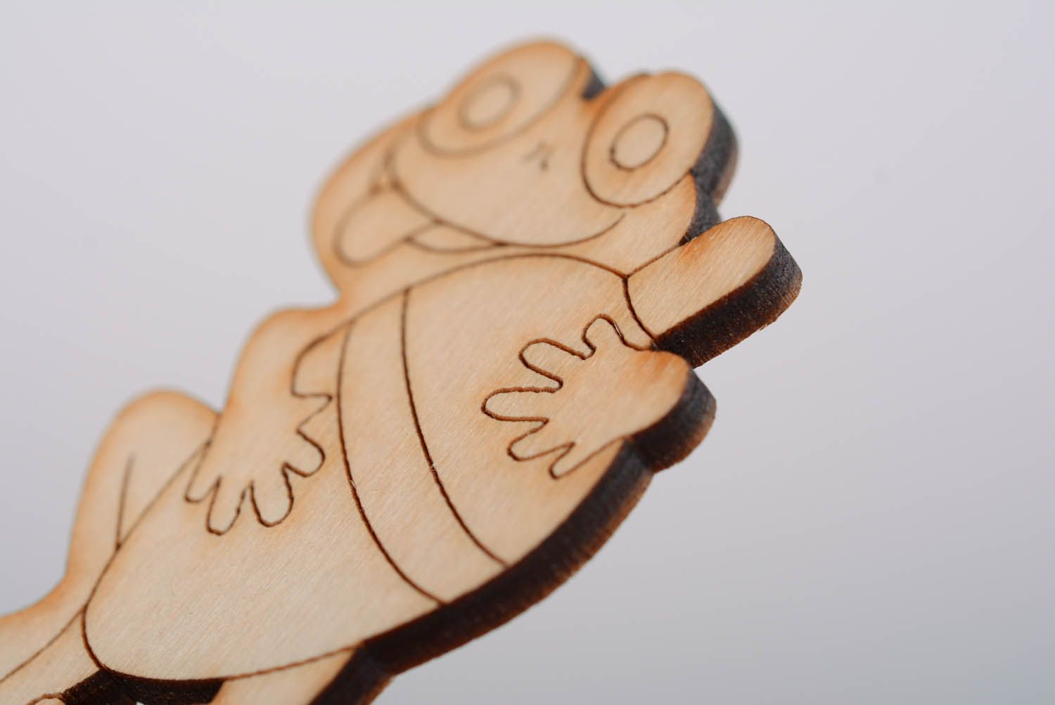 Wooden blank Frog photo 5