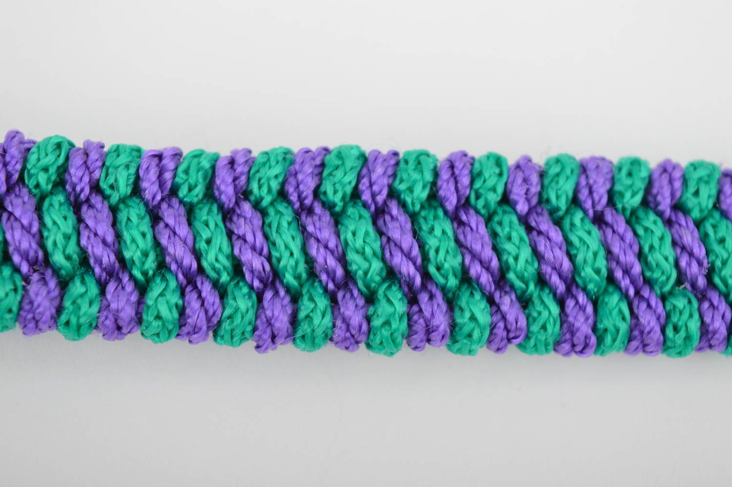 Браслет ручной работы яркий браслет из шнурков плетеный браслеты оригинальный  фото 5