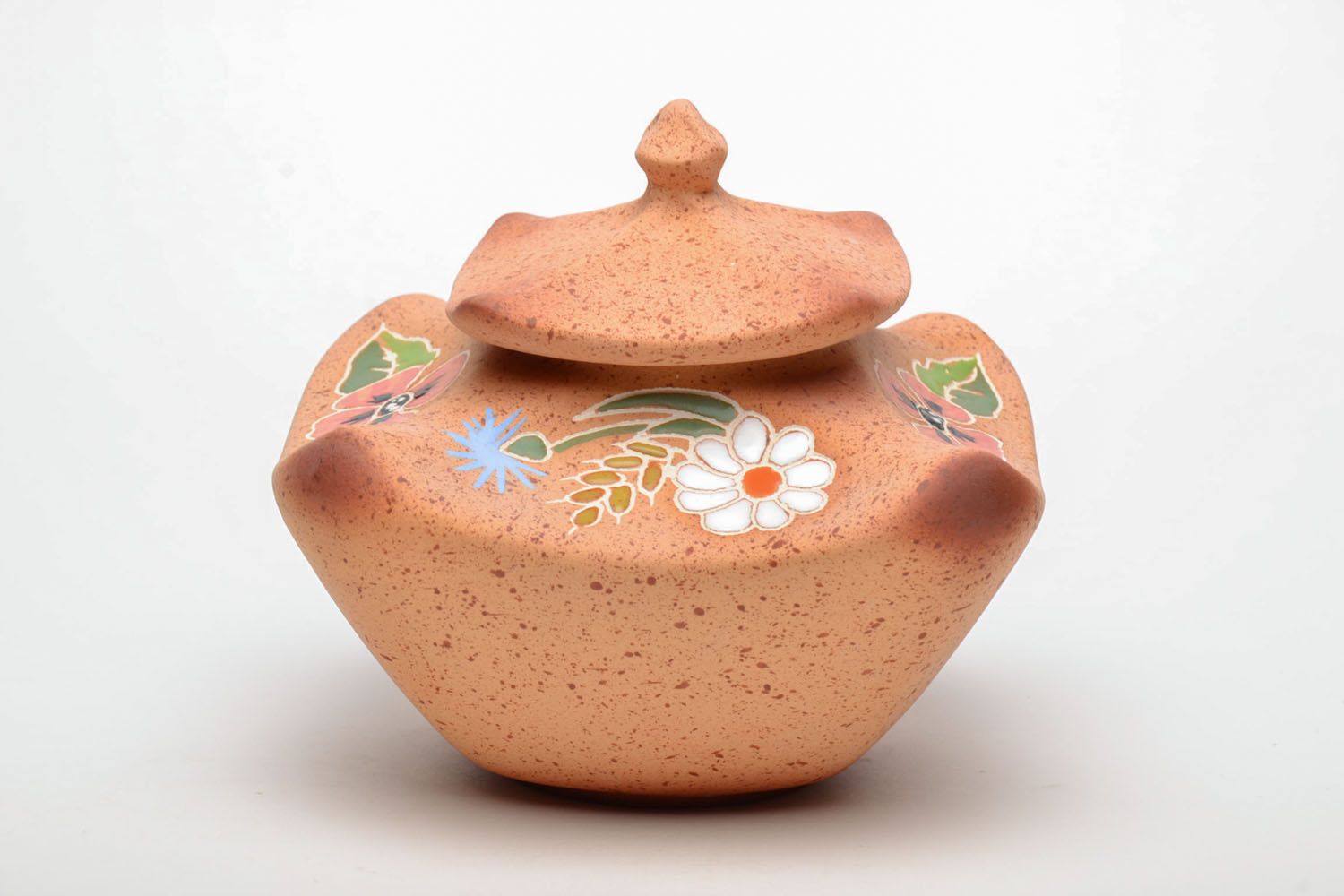 Ceramic sugar bowl of unusual shape photo 2