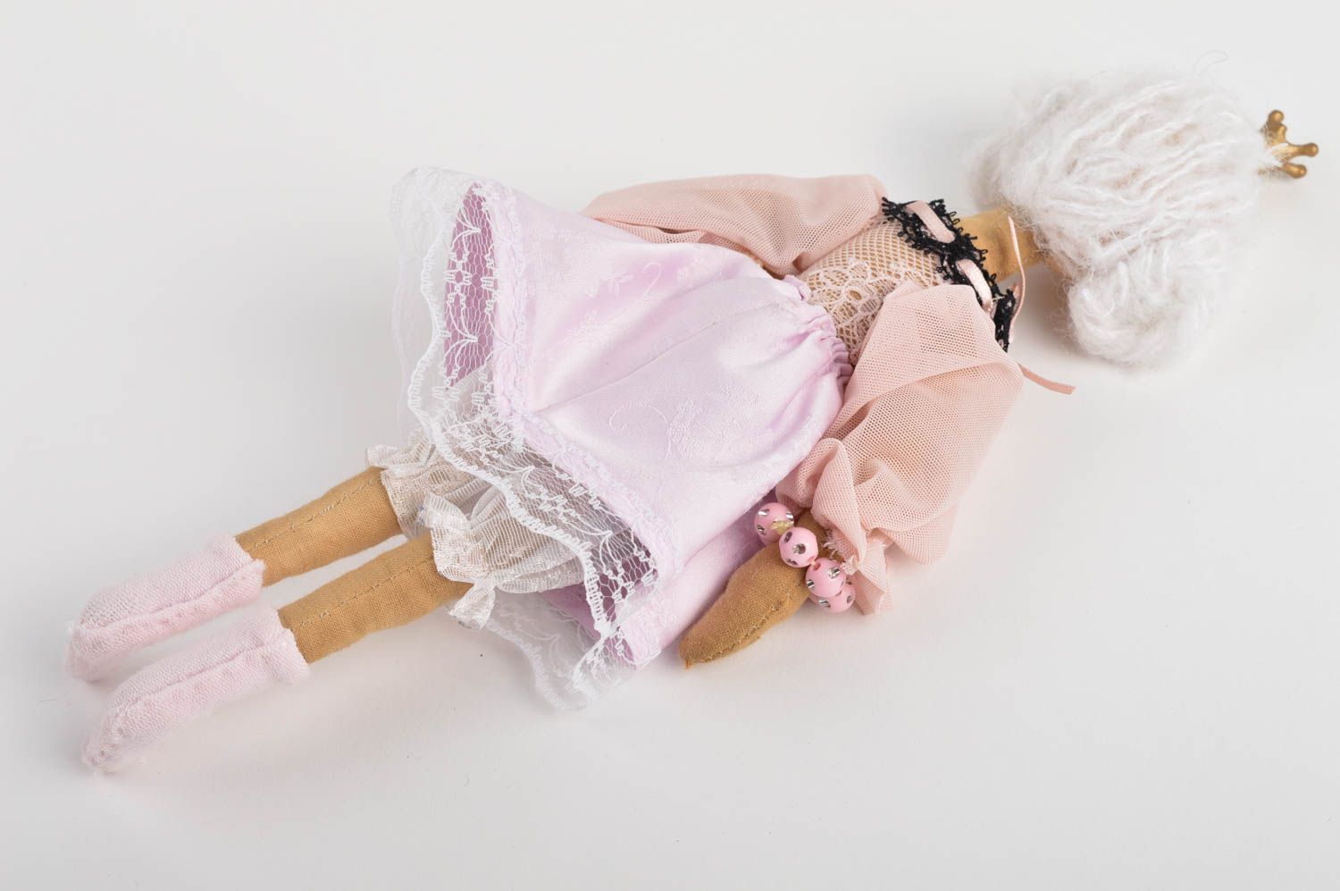 Кукла ручной работы кукла из ткани детская мягкая кукла принцесса стильная фото 4
