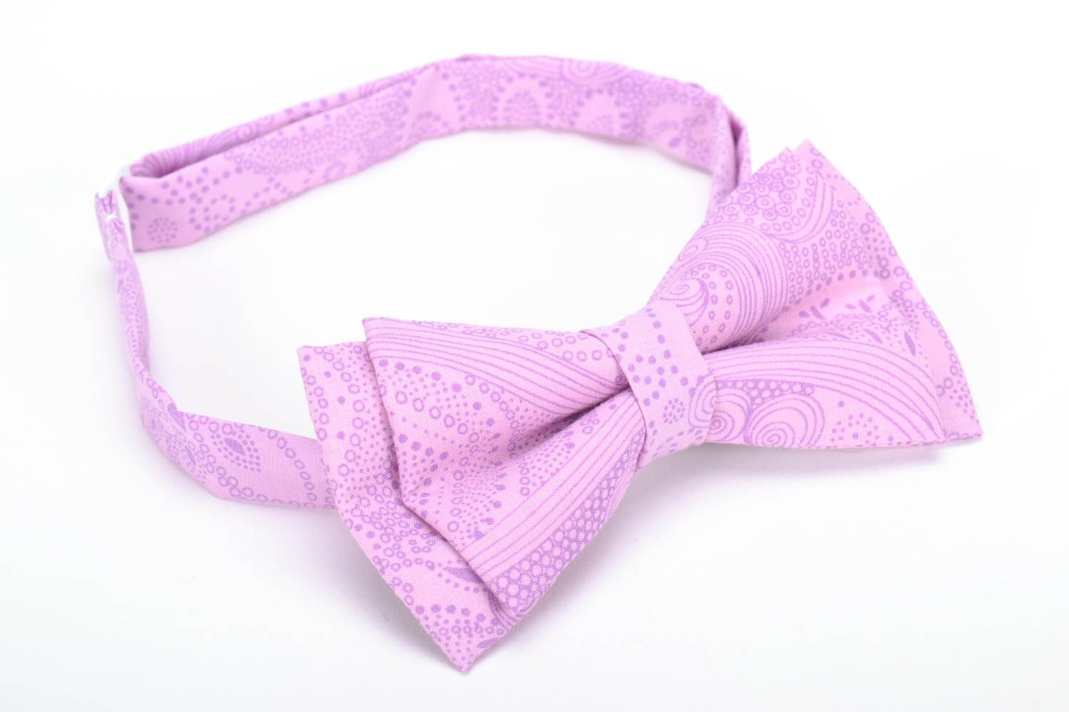 Текстильный галстук-бабочка фото 2