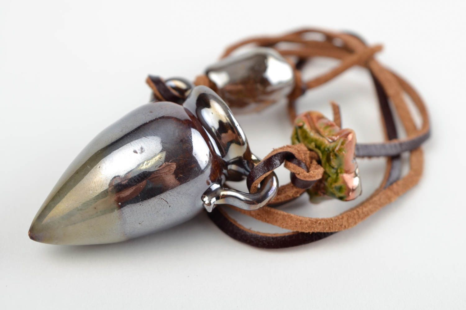 Handmade pendant designer aroma pendant designer jewelry unusual accessory photo 1
