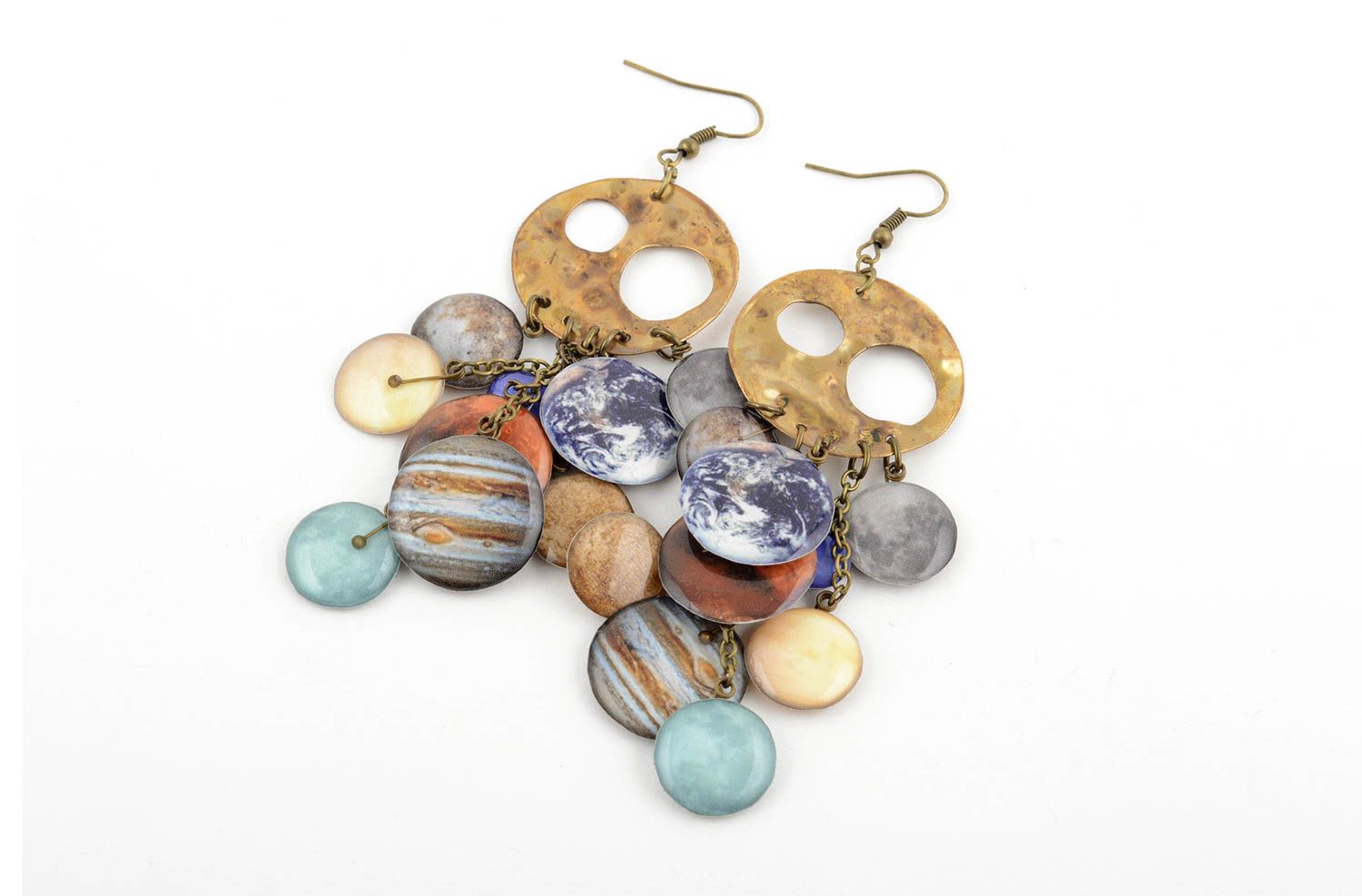 Fashion accessories handmade earrings metal jewelry unique earrings for women photo 2