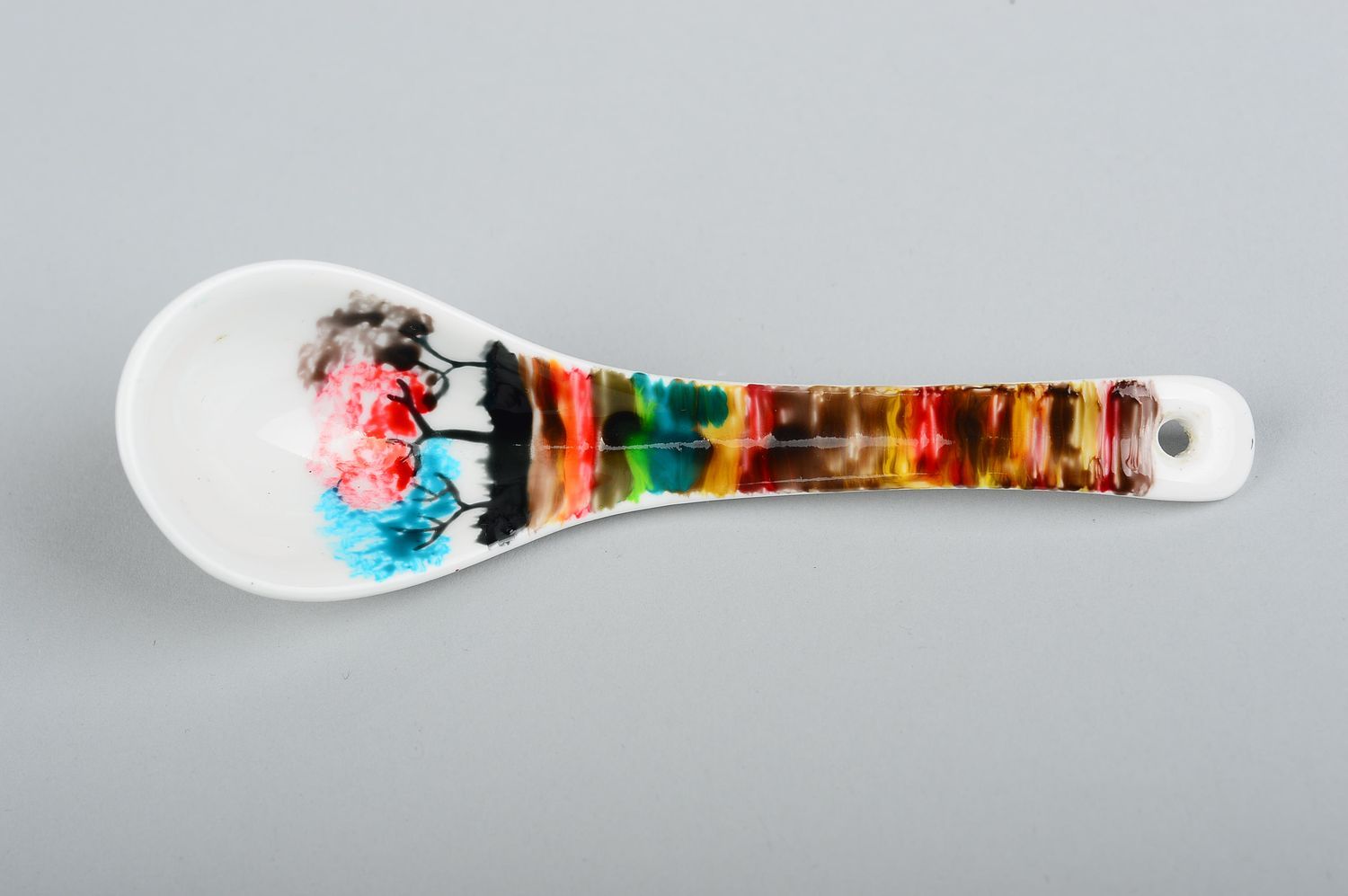Handmade ceramic spoon clay spoon design ceramic cutlery kitchen supplies photo 4