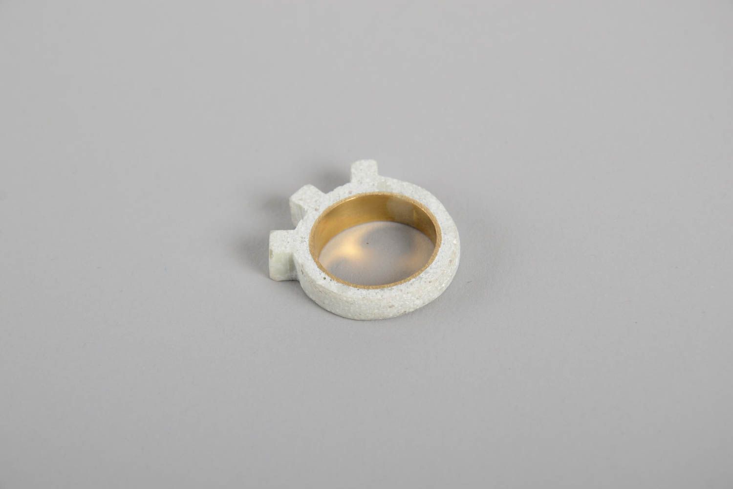 Массивная бижутерия кольцо ручной работы оригинальное женское кольцо  с зубцами фото 4