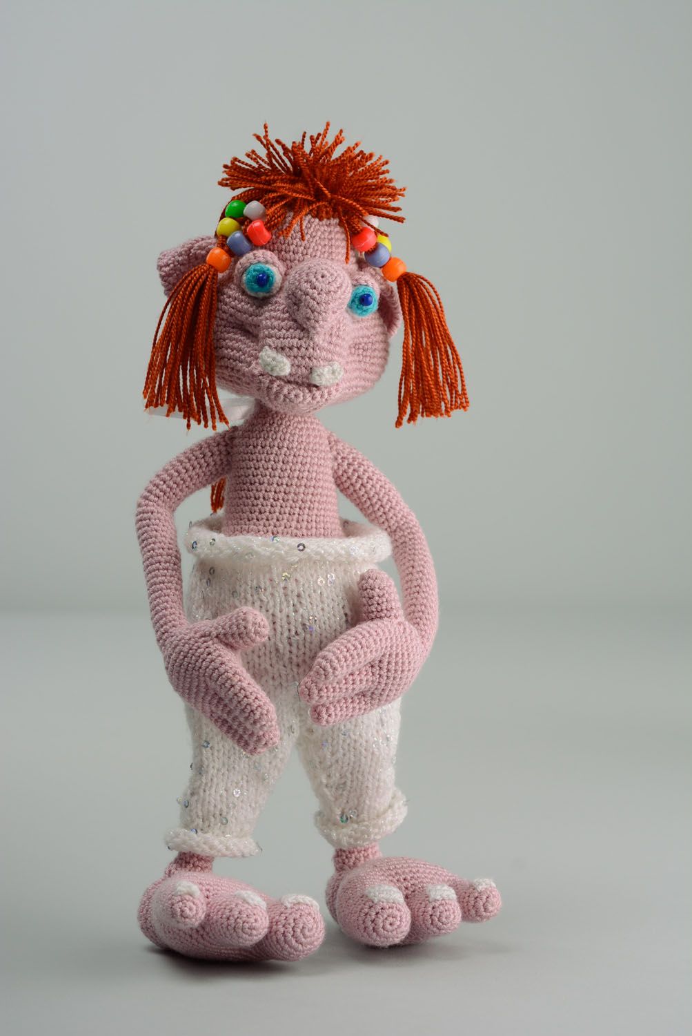 Homemade crochet toy Troll photo 1