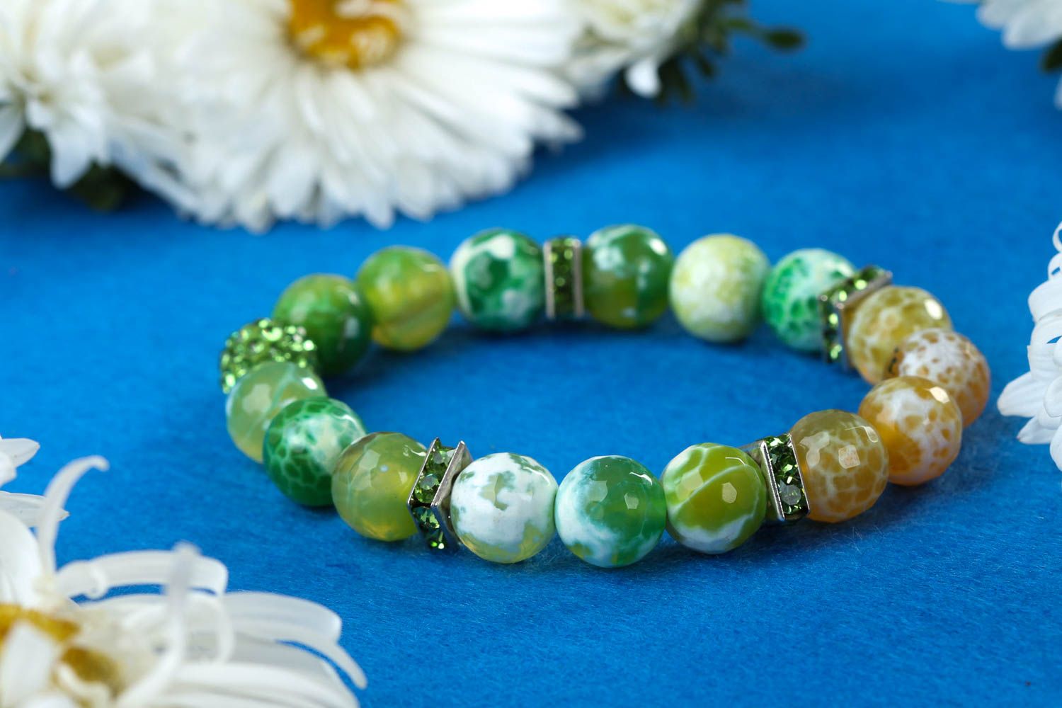 Handmade jewelry designer bracelet gemstone wrist bracelet gifts for girls photo 1