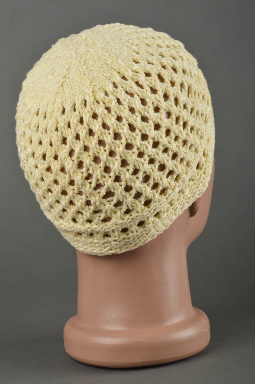 Bonnet chaud fait main Chapeau tricot au crochet citron Vêtement enfant photo 2