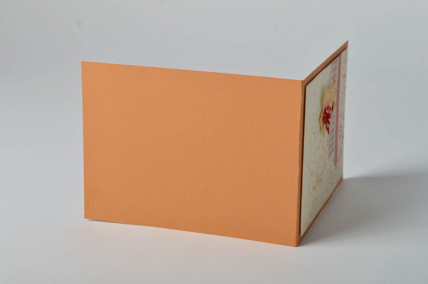 Carte de voeux fait main en carton originale design scrapbooking Petit cadeau photo 5