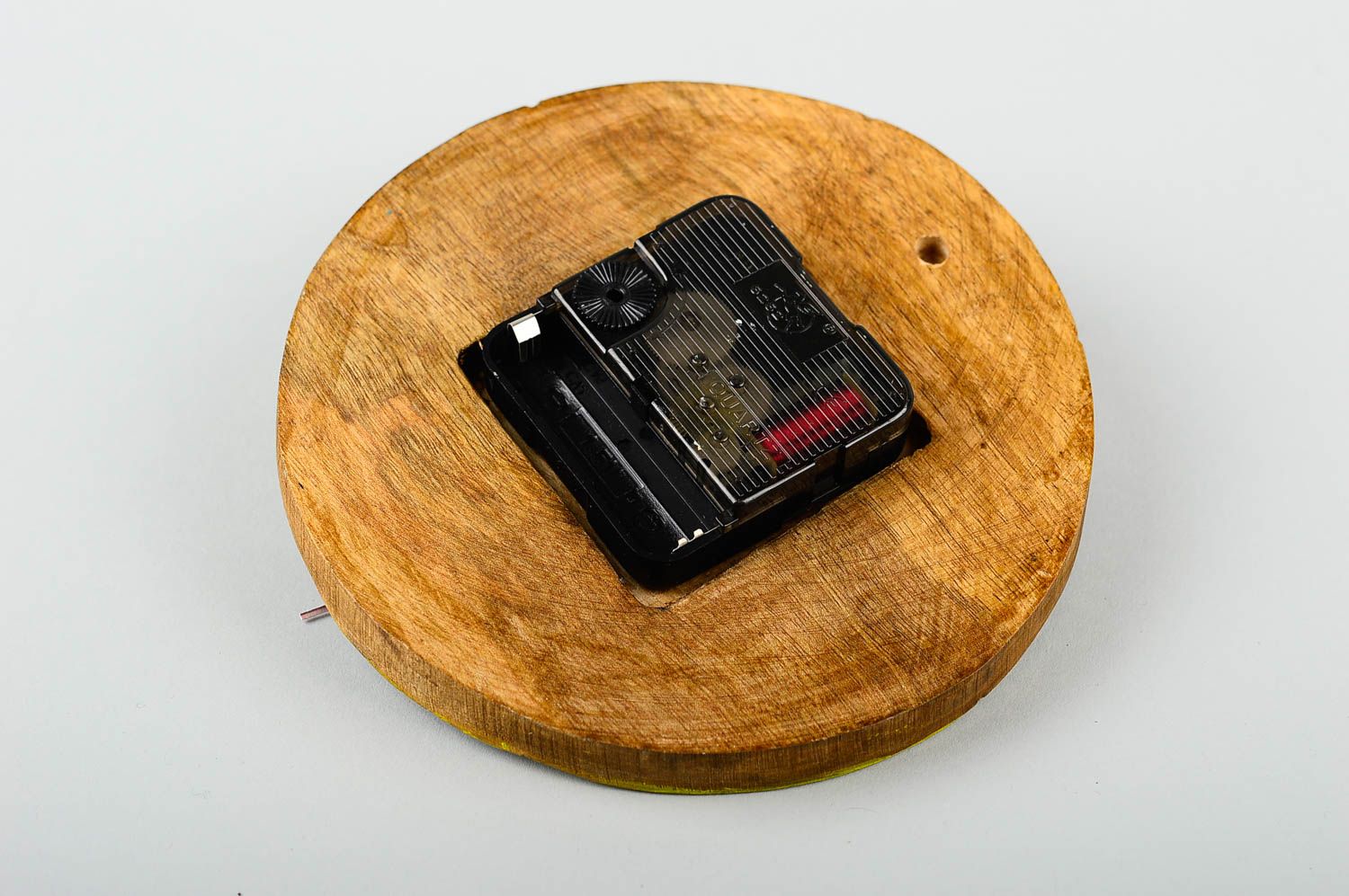 Настенные часы ручной работы необычные часы круглые яркие деревянные часы фото 5