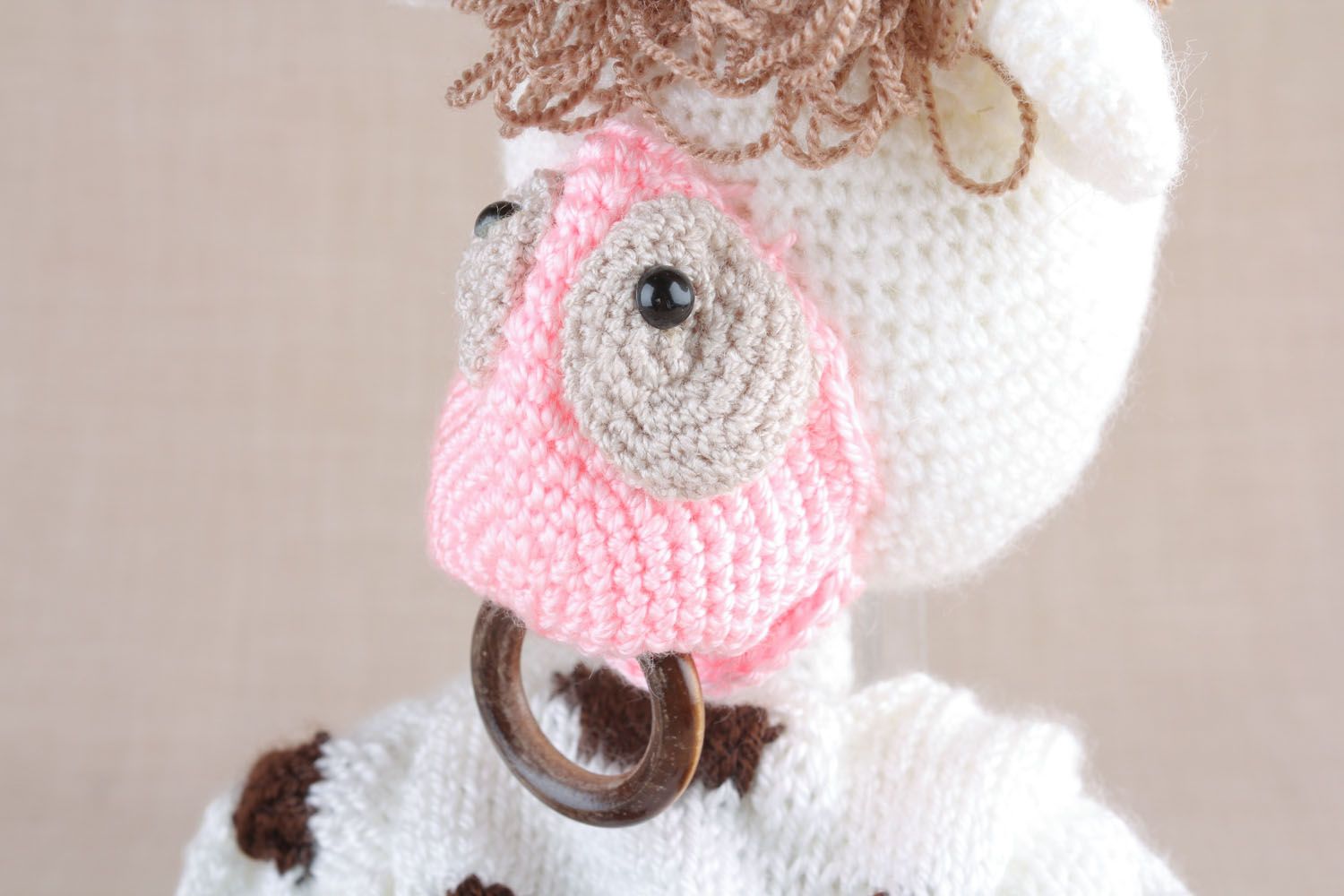 Soft crochet toy Bull photo 4