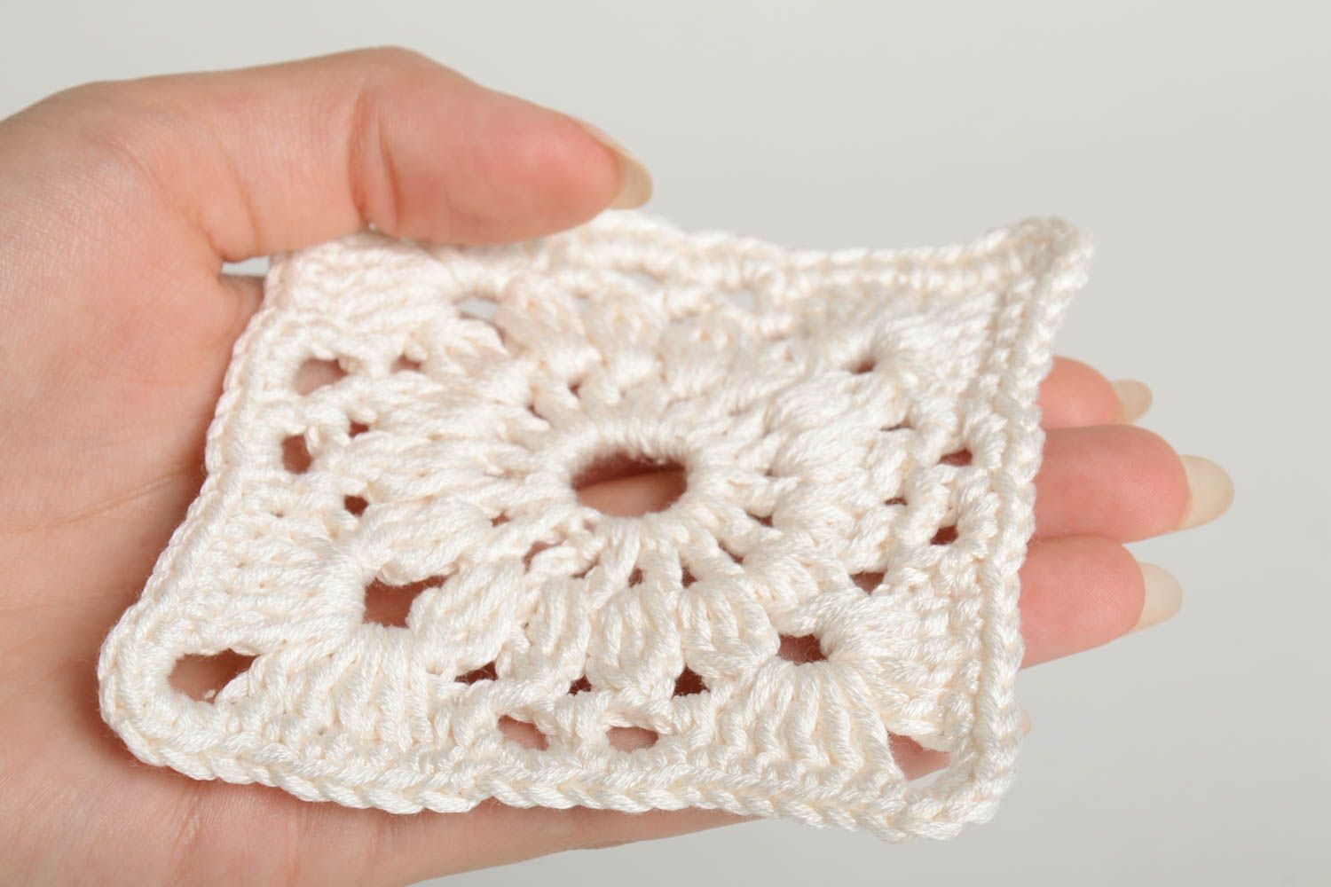 Dessous-de-verre fait main Déco cuisine tricot crochet Accessoire cuisine coton photo 4