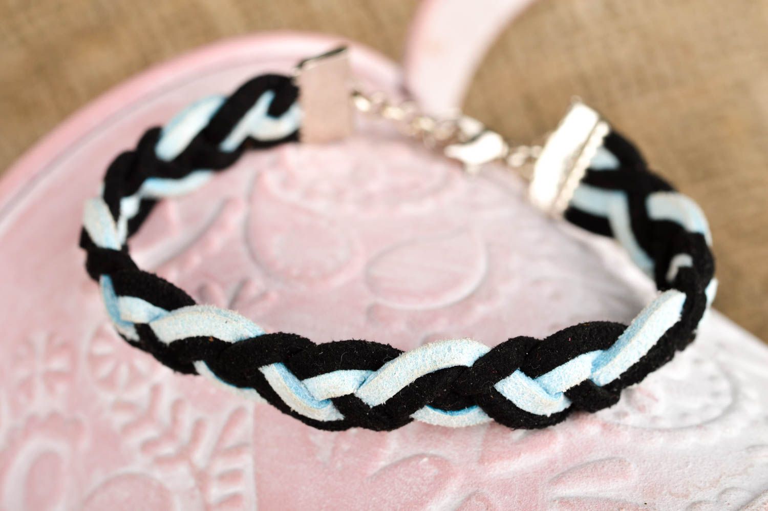 Handmade bracelet suede bracelet wrist bracelet gifts for girls cool jewelry photo 1
