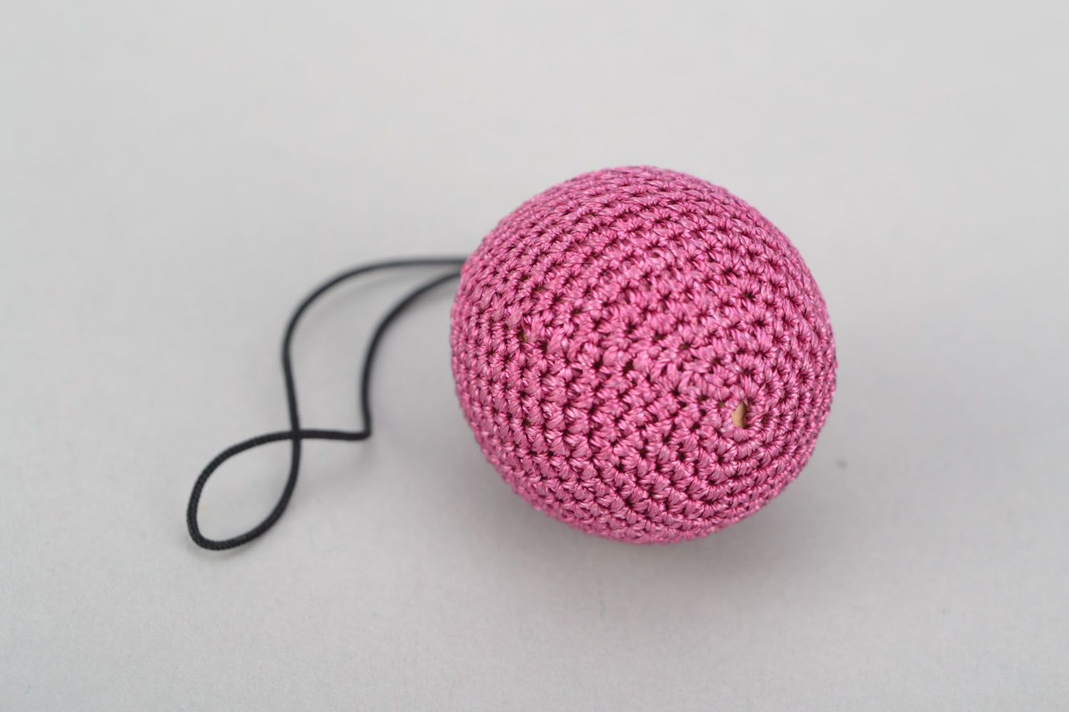Homemade crochet keychain photo 3