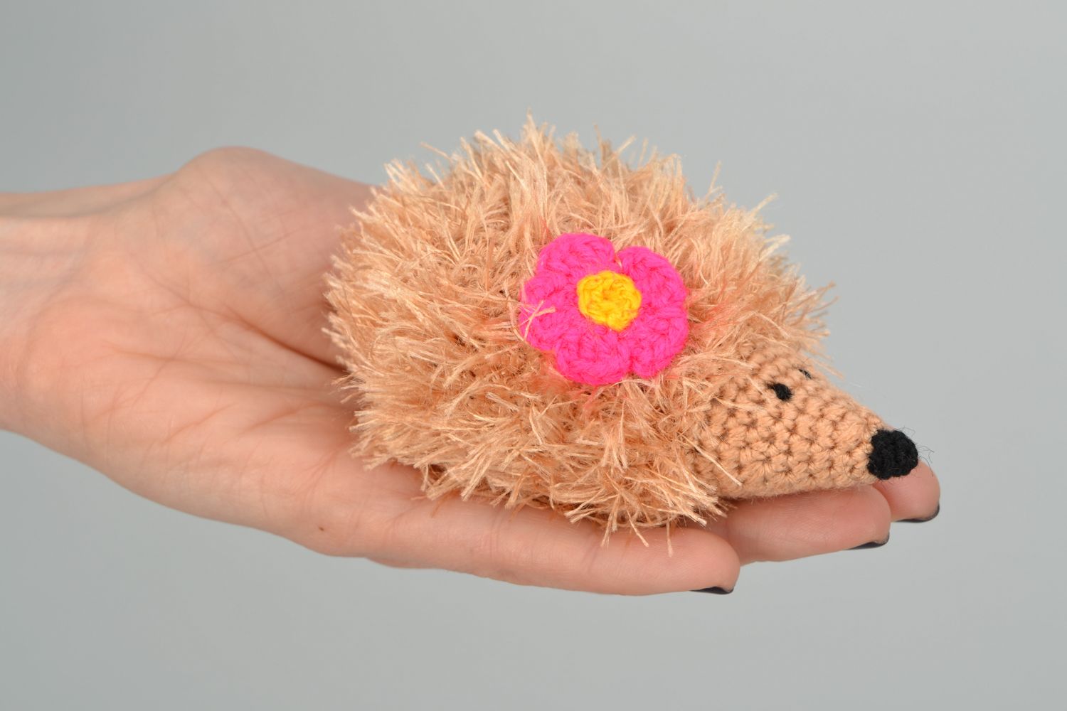 Soft crochet toy Hedgehog photo 2