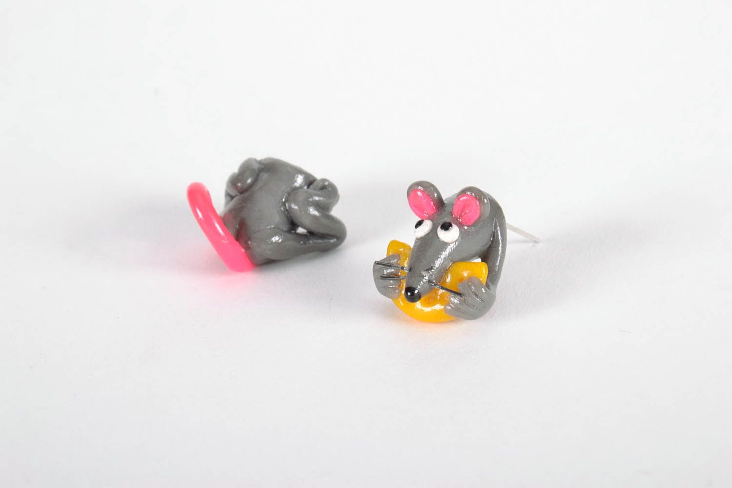 Earring Mouse with cheese photo 5