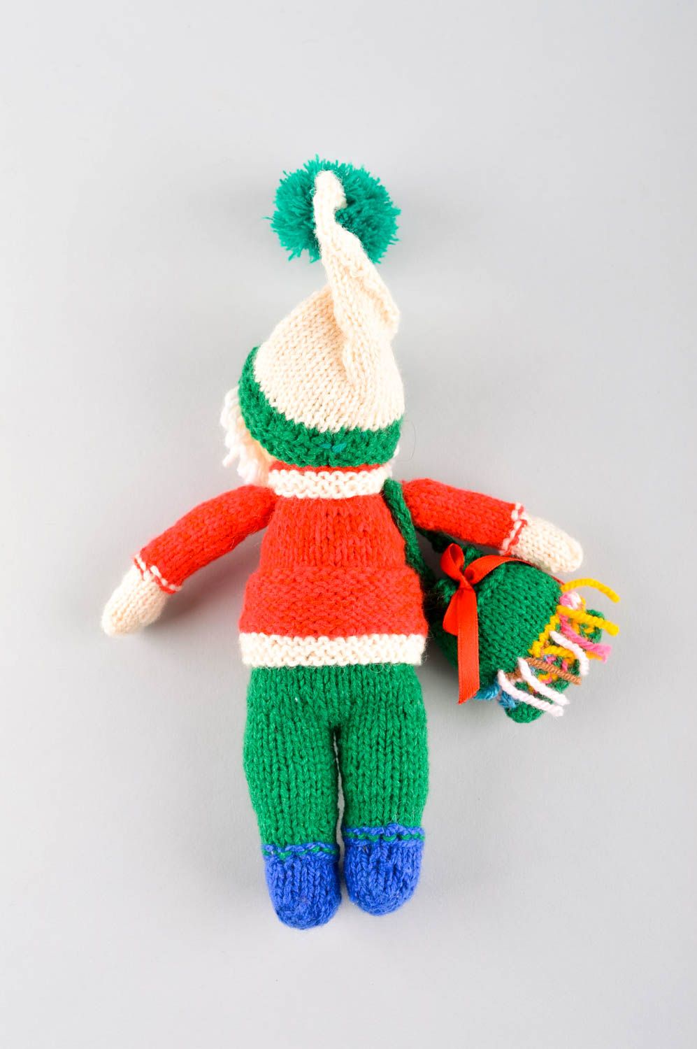 Handmade kleine Puppe Haus Dekoration Designer Geschenk Weihnachtsmann bunt foto 4