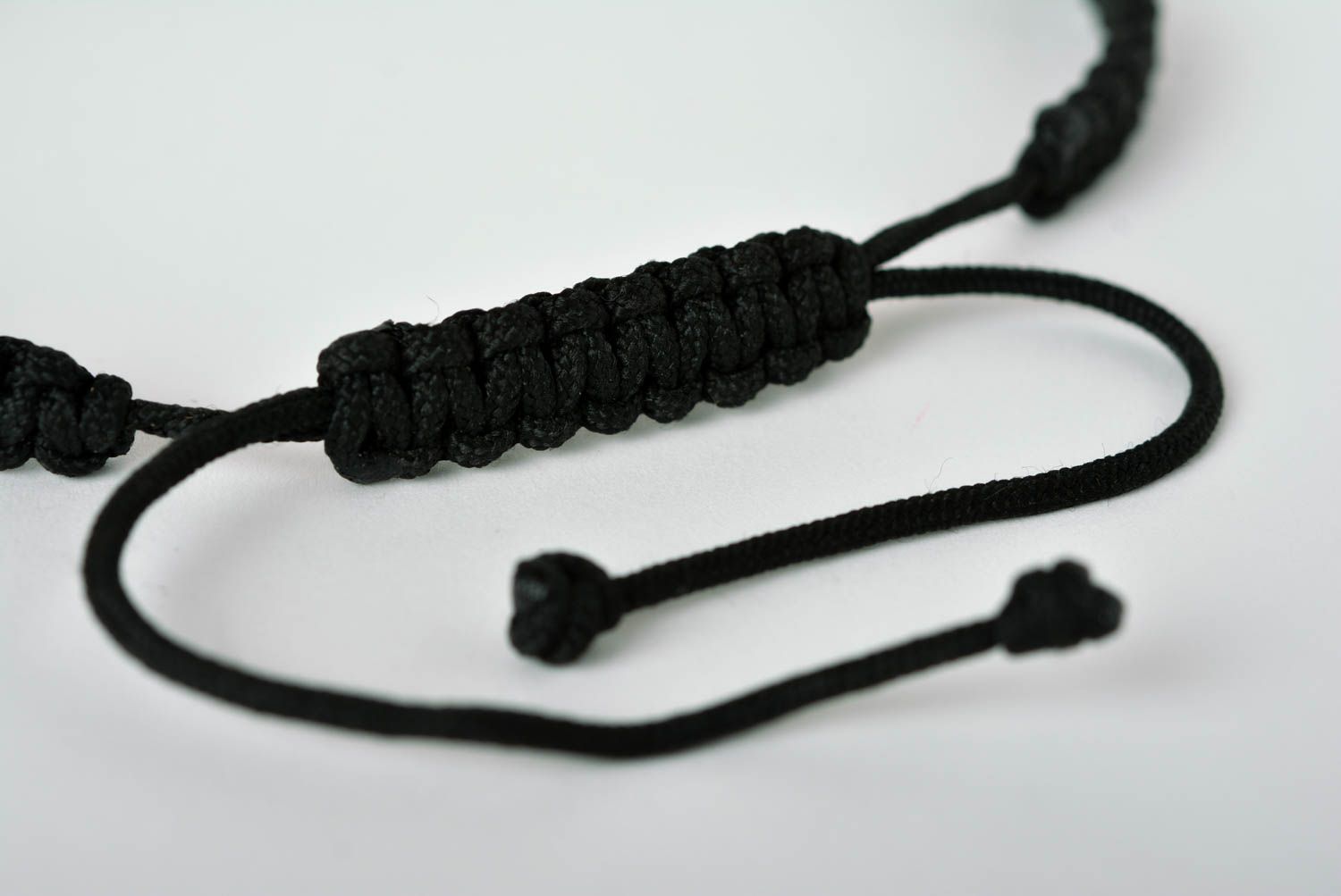Collar hecho a mano de cordón bisutería elegante y estilosa accesorio para mujer foto 4