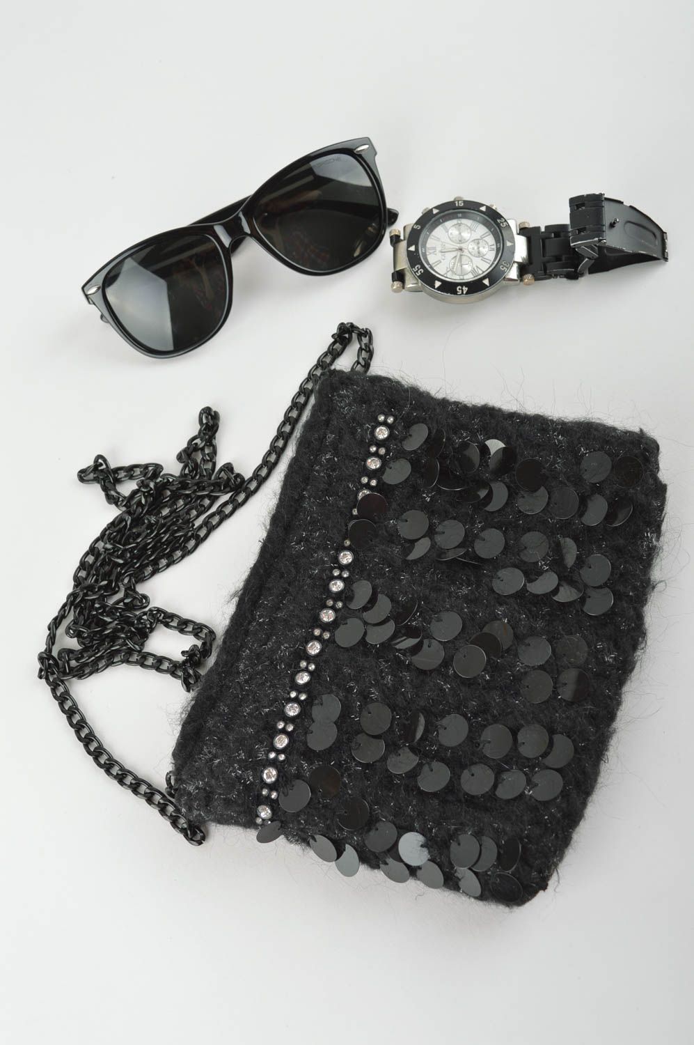 Kleine Tasche aus Stoff handmade Accessoire für Frauen originelles Geschenk foto 1