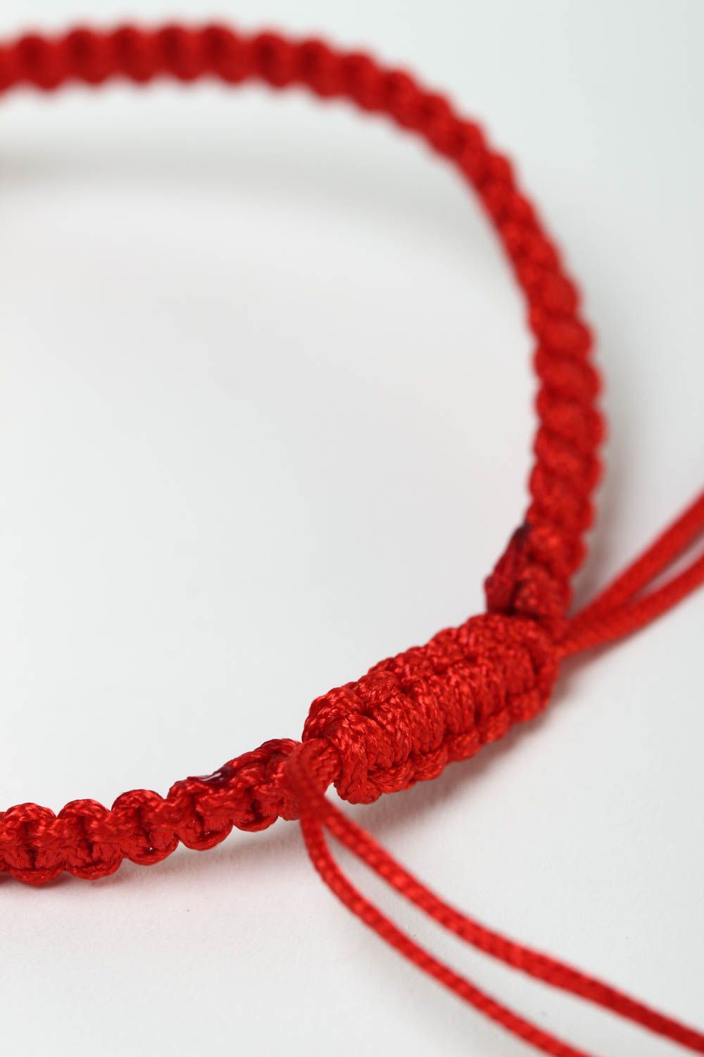 Beautiful handmade woven thread bracelet textile bracelet cool jewelry designs photo 4