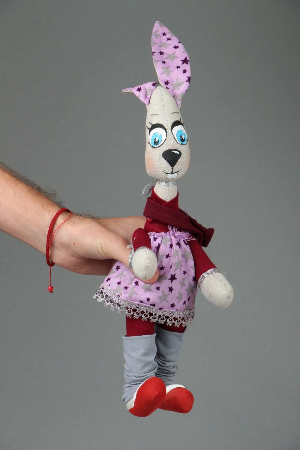 Soft toy Rabbit in Socks photo 4