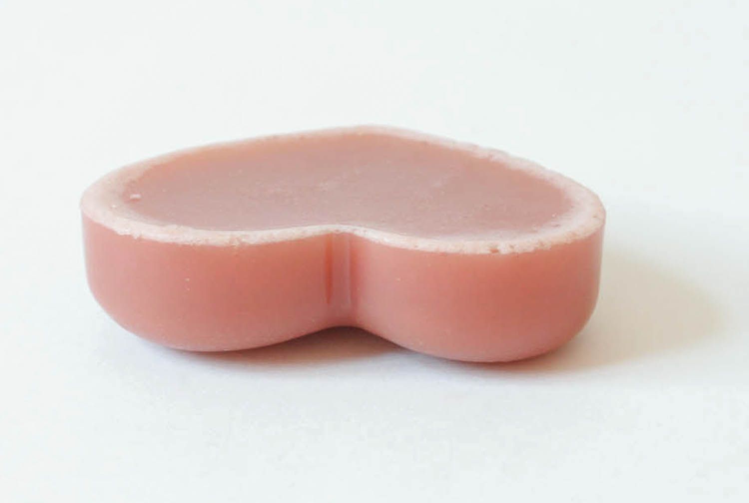 Natural handmade soap with pink clay photo 2