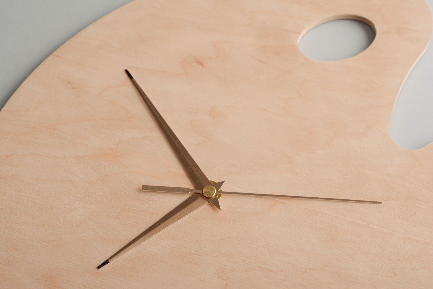 Plywood blank clock Palette photo 4