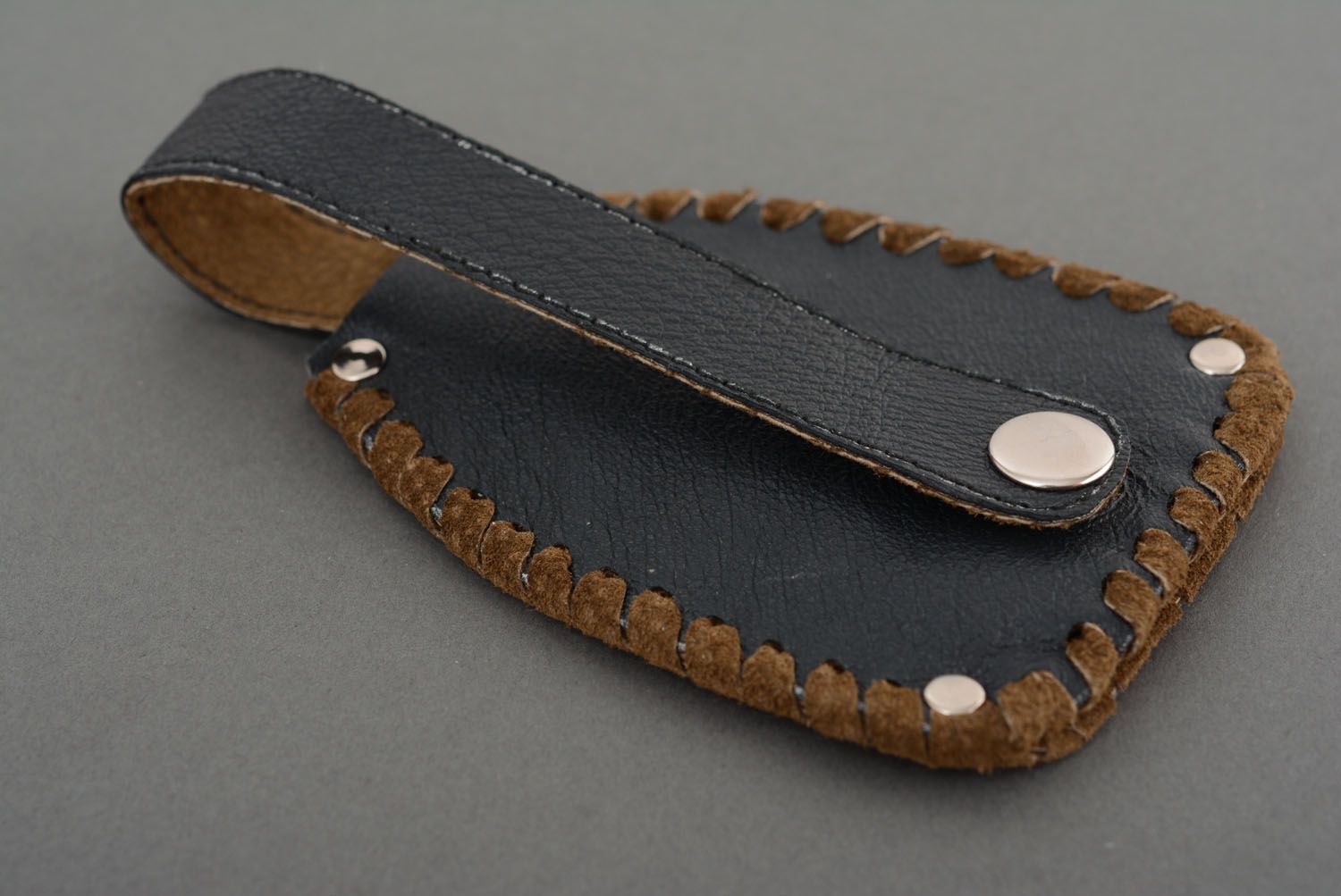 Key holder made of genuine leather photo 5