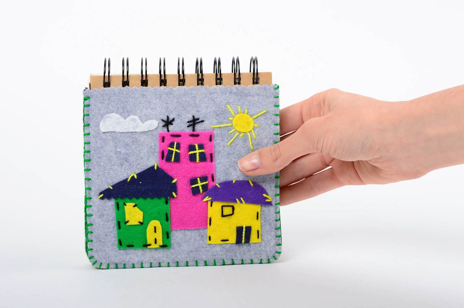 Beautiful handmade notebook unusual notebook design best gifts for kids photo 5