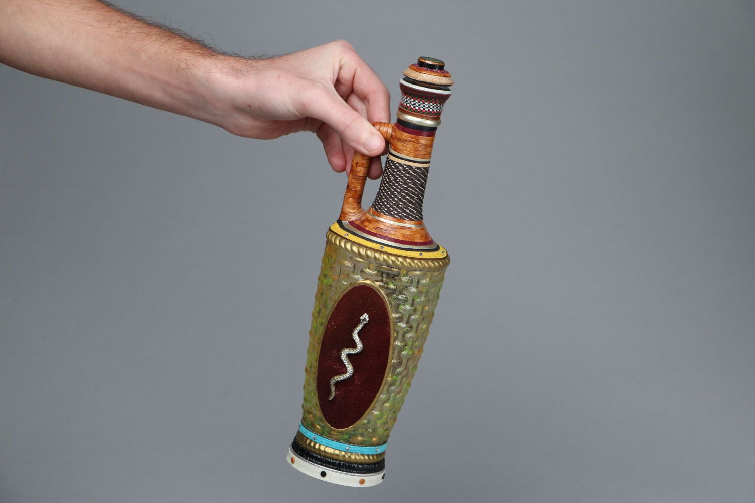 Handmade dekorative Flasche foto 4