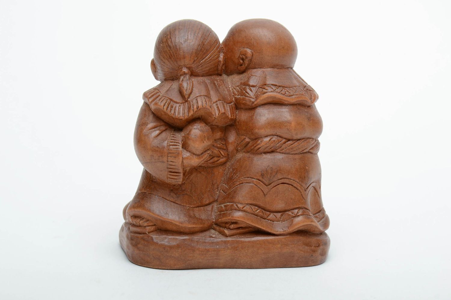 Small wooden figurine in Orient style photo 3