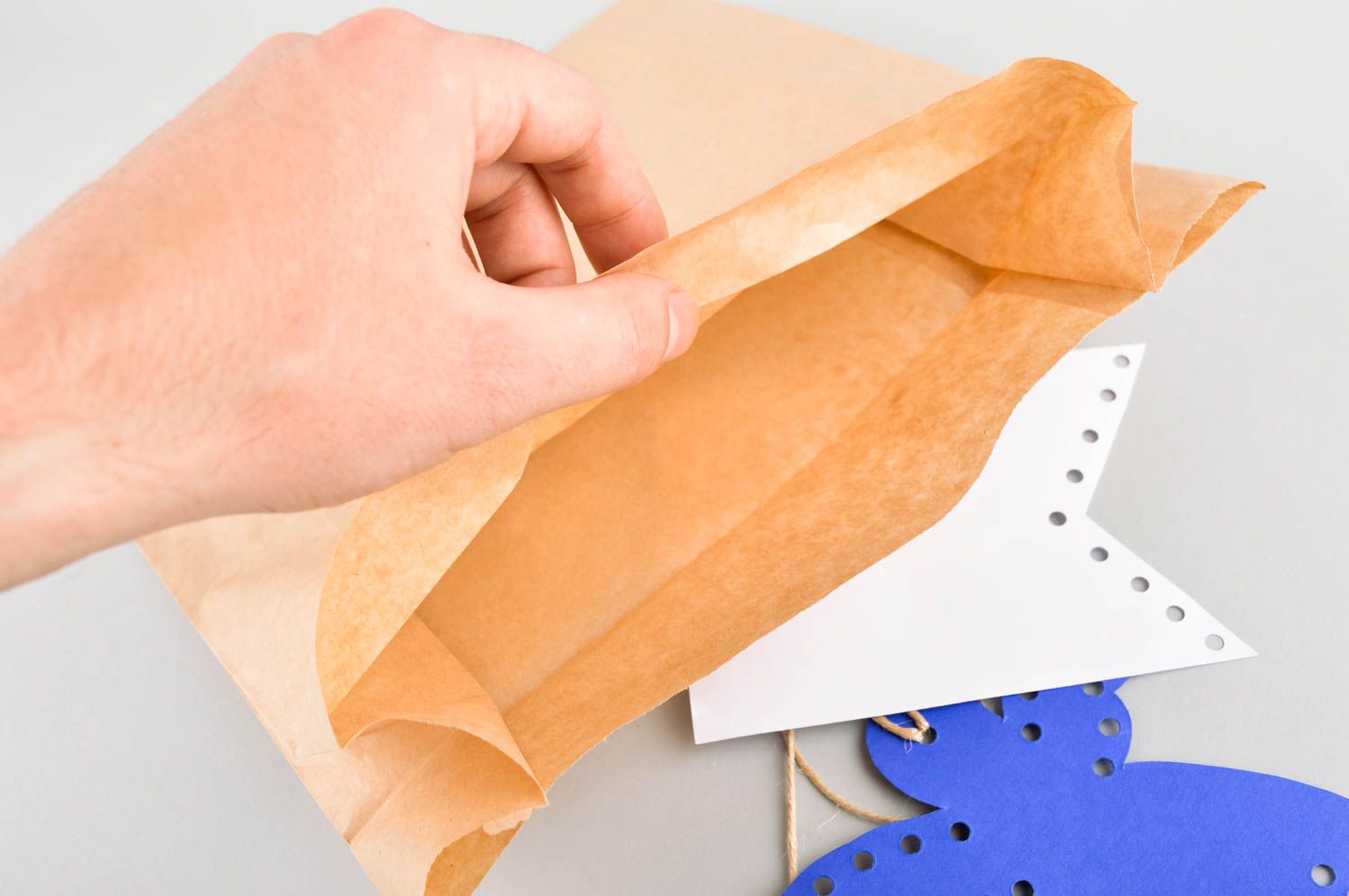 Embalaje de papel hecho a mano envoltorio para regalo artículo original foto 5