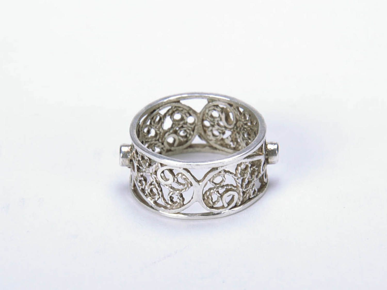 Homemade silver ring photo 2