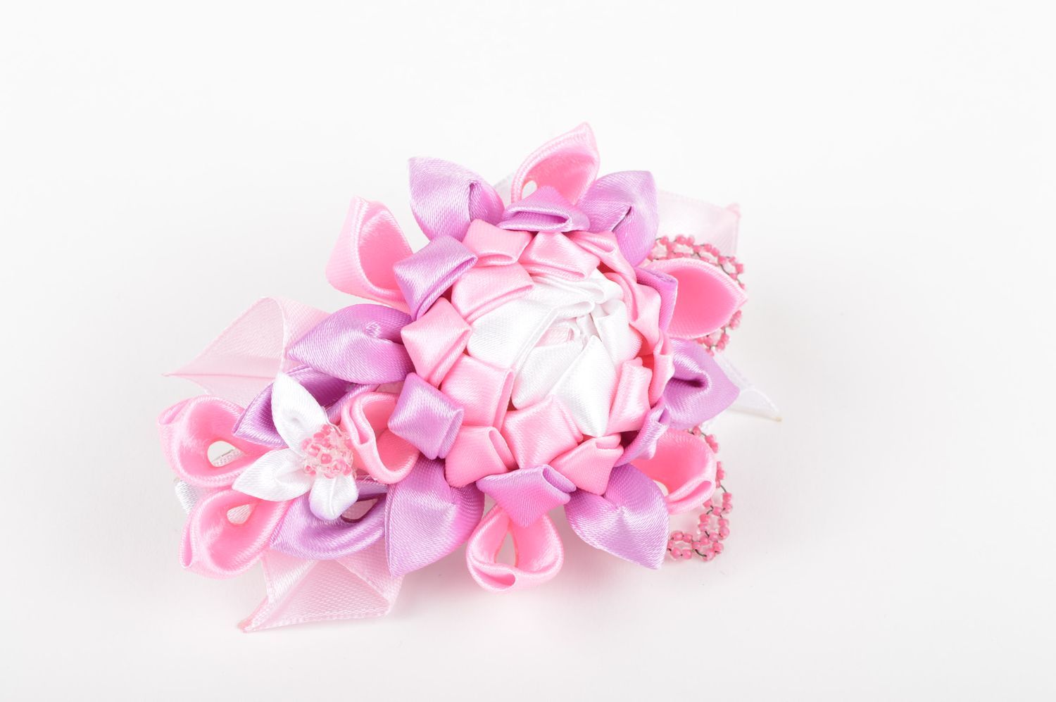 Handmade designer hair clip stylish beautiful hair clip flower accessory photo 1