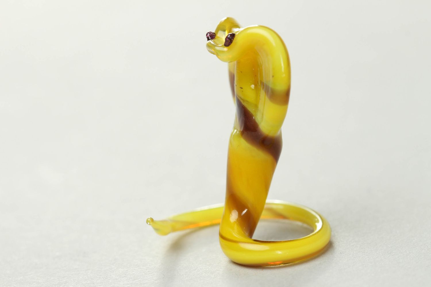 Figurine en verre au chalumeau artisanale Cobra  photo 2