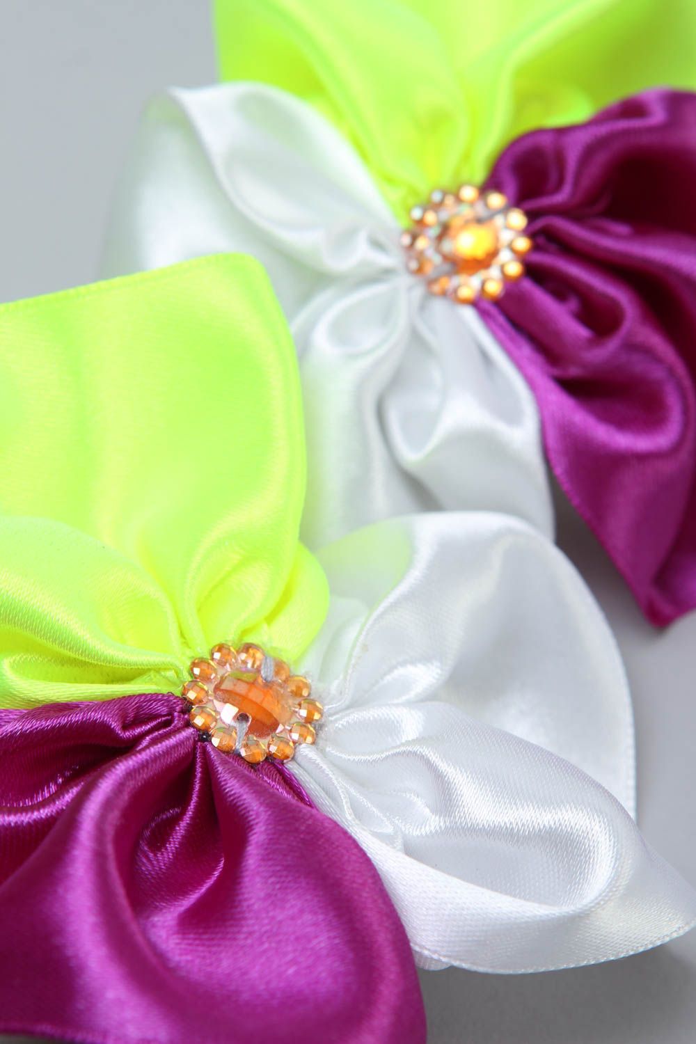 Handmade hair ties flower hair accessories gifts for girls hair decorations photo 3