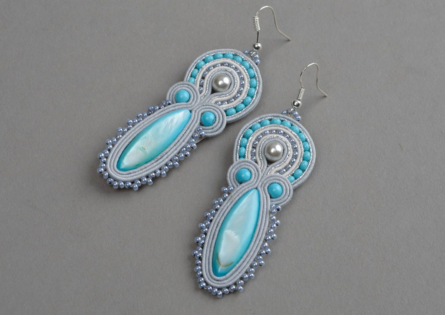 Earrings for women handmade earrings soutache jewelry gift ideas for women photo 2