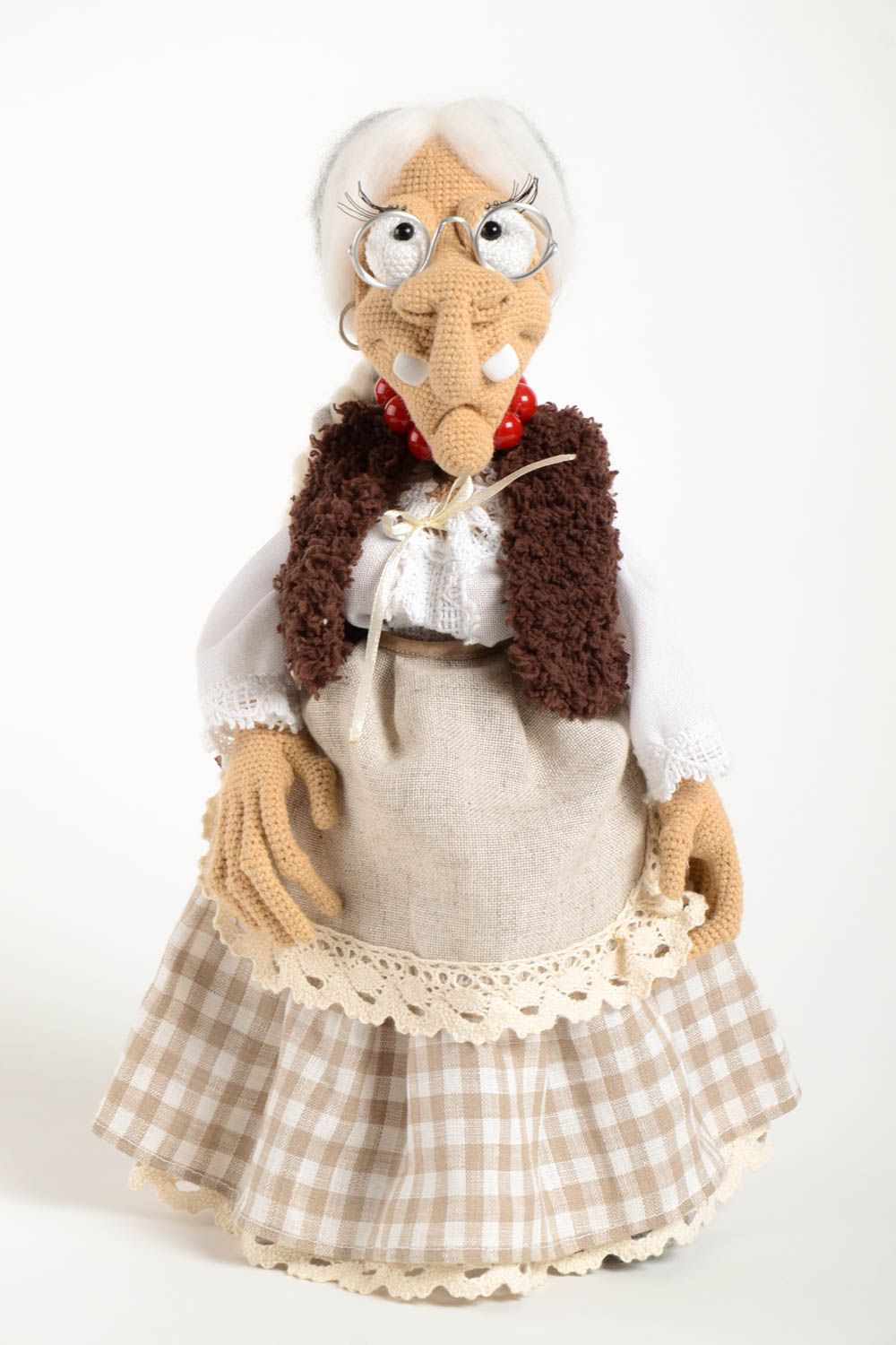 Beautiful handmade fabric toy rag doll collectible dolls decorative use only photo 2