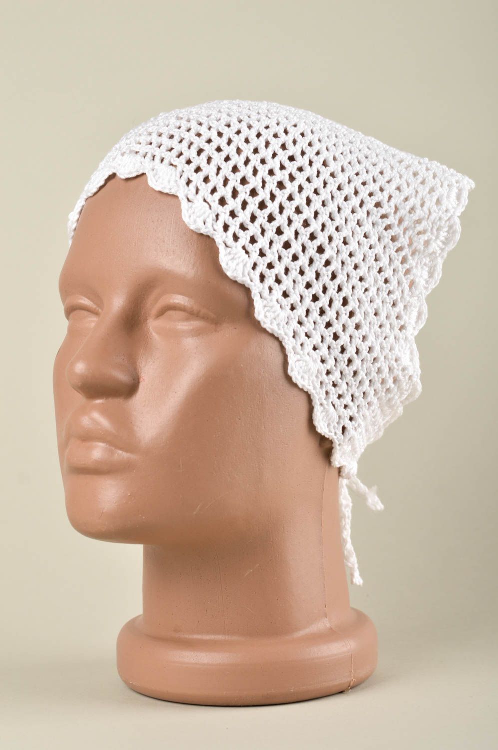 Kopf Tuch handmade Kopftuch für Kleinkinder modisches Accessoire Tuch für Kopf foto 1