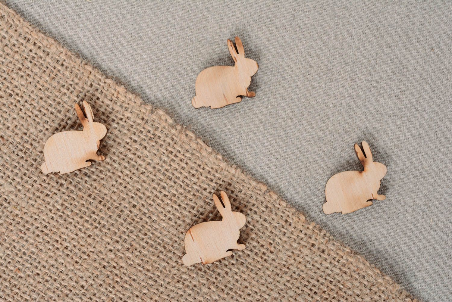 Craft materials Rabbits photo 2