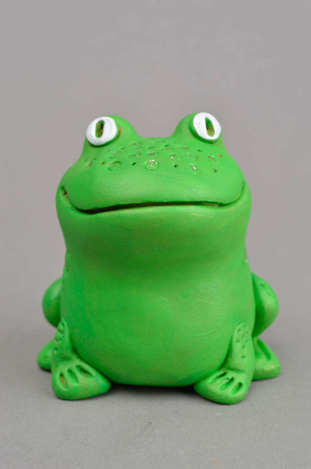 Керамическая свистулька хенд мейд глиняная игрушка жаба свистулька из глины фото 2