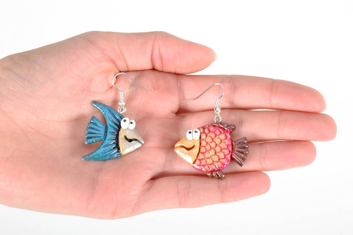 Earrings Fishes photo 5
