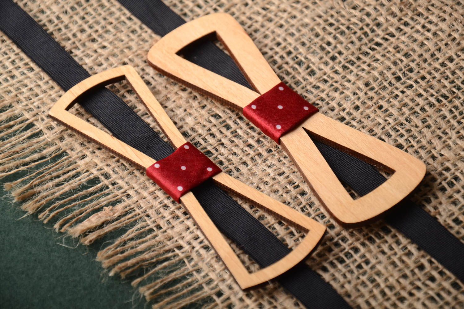 Handcrafted bow ties wooden bow ties mens accessories gifts for boyfriend photo 1