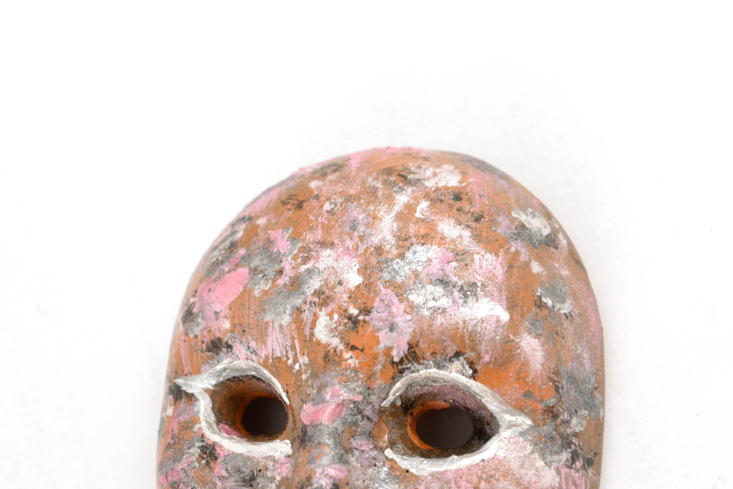 Suspension décorative faite main masque de Venise en céramique photo 3