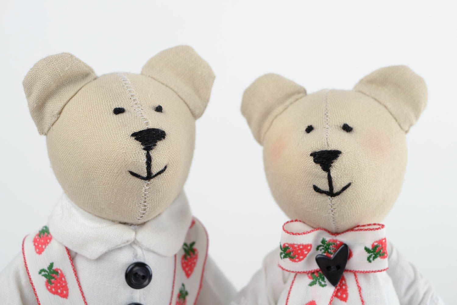 Handmade Kuscheltiere Bären Geschenke für Kinder Haus Deko Spielzeug Set foto 3