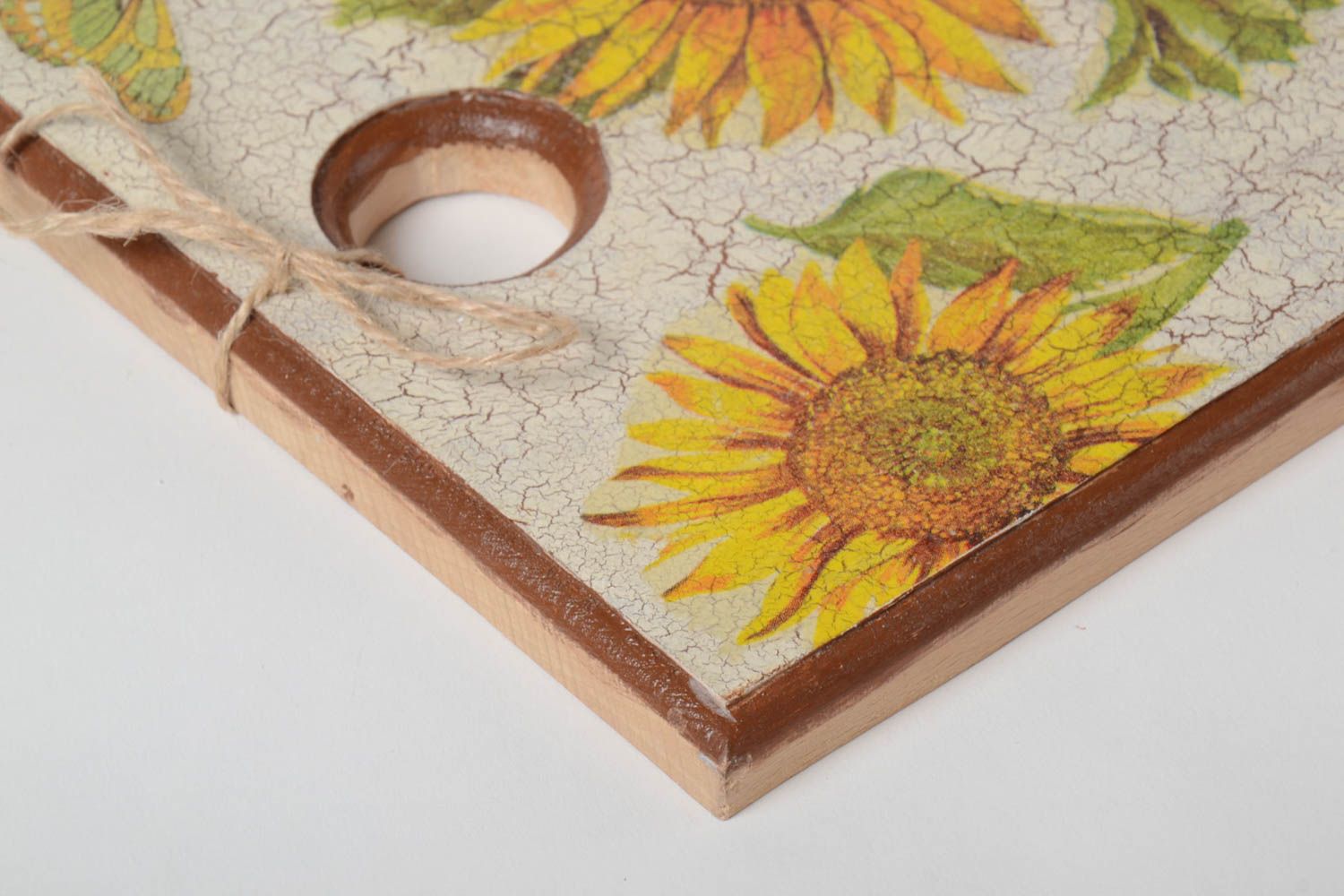Beautiful handmade wooden chopping board decoupage cutting board kitchen designs photo 4
