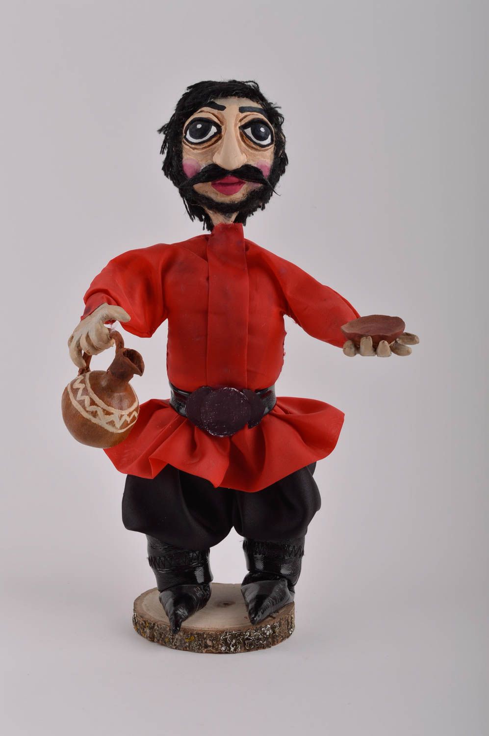 Авторская кукла ручной работы кукла для интерьера декоративная кукла с кувшином фото 2
