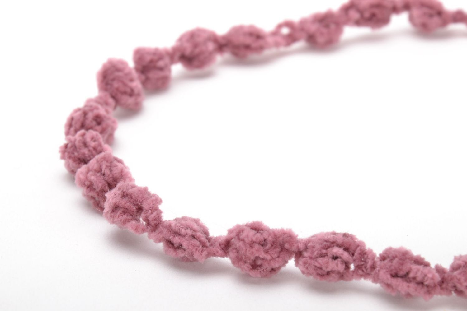 Textile necklace-bracelet photo 4