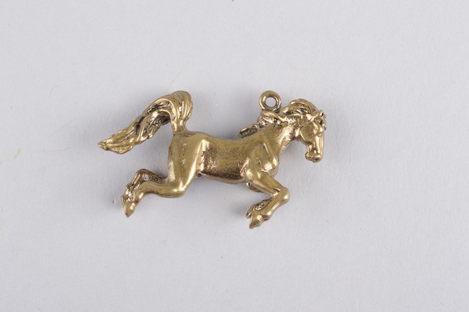 Украшение ручной работы украшение из бронзы кулон на шею красивый Лошадь фото 3