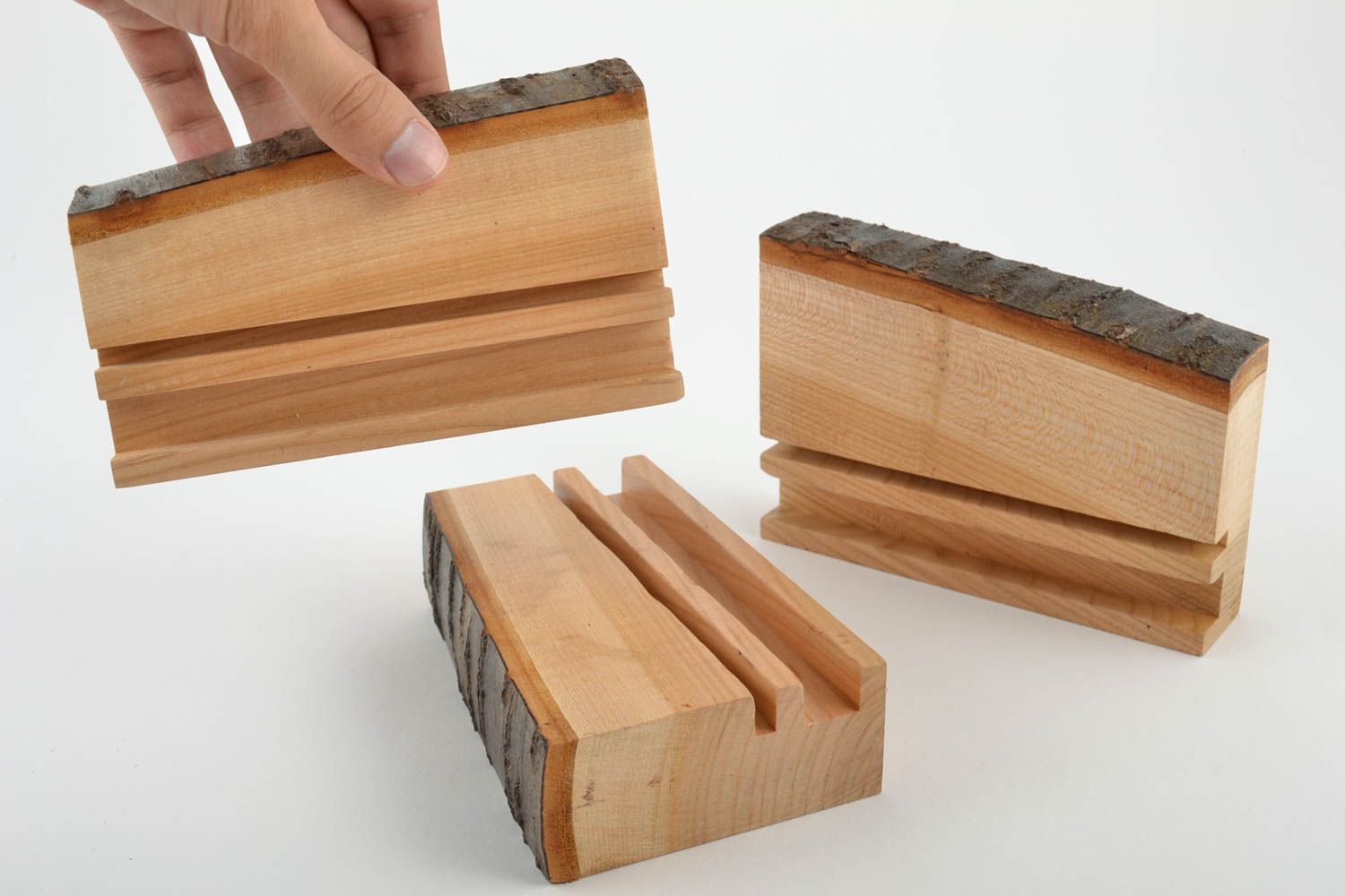Holz Stein Rack Ständer Holz Halter Handwerk Scrabble Praktisch Hochwertig 
